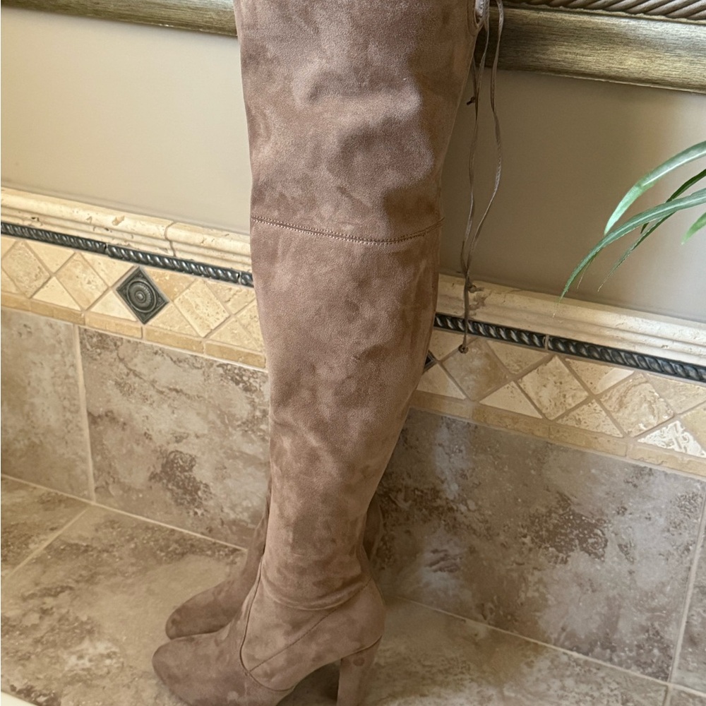 Women's Suede Over-the-Knee Boots